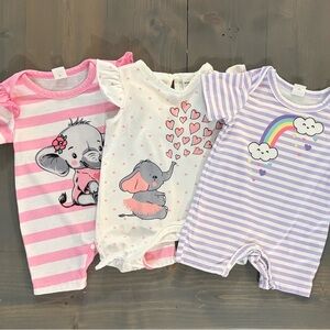 SHEIN Baby Romper Bundle Size 0-1M